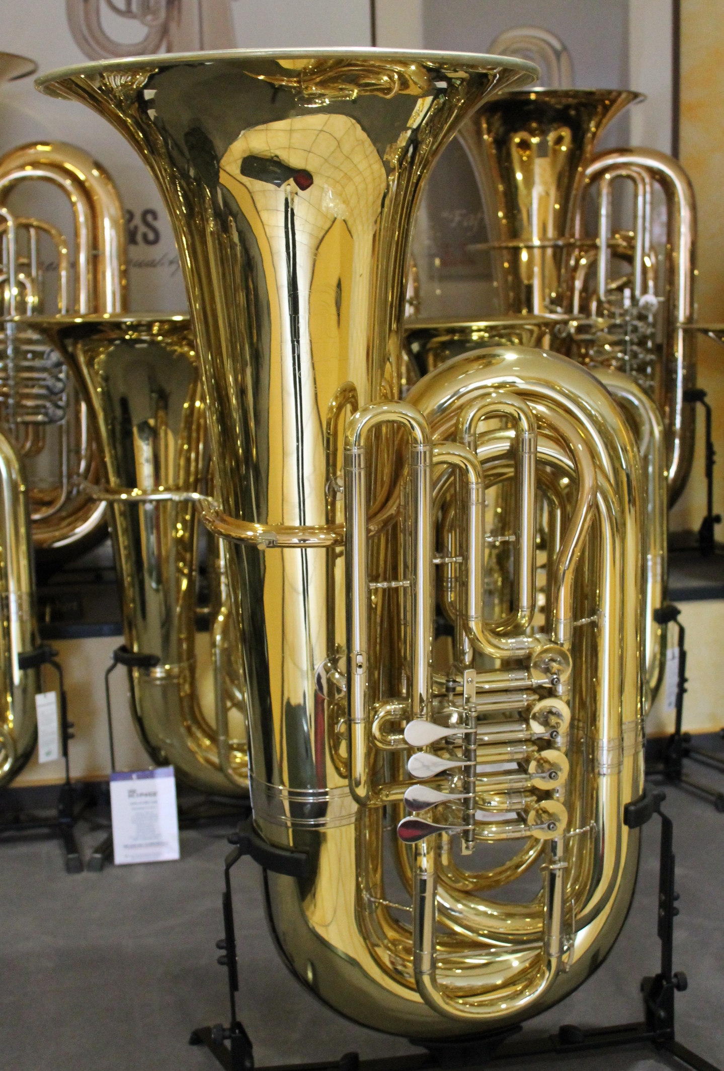 Tuba Melton 5/4 B - Tuba, Mod. 195 - L Fafner. Profiklasse