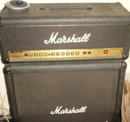 Marshall Amp AVT 50 H   Marshall 4x12 Box