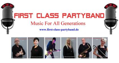 FIRST CLASS PARTYBAND für: Stadtfest, Schützenfest, Hochzeitsfeier, Gala, Event,