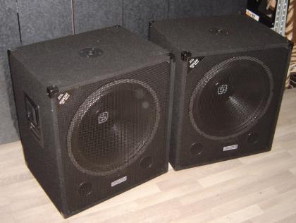 2x 18zoll passive PA-Subwoofer je 1000Watt Peak