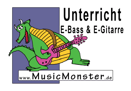 Unterricht für Bass, Gitarre, Drums & Percussion