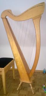 Hakenharfe, Glissando, 34 Saiten Nylon zu verkaufen!