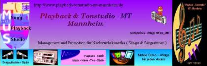 Tonstudio - MT - Mannheim für Nachwuchskünstler (Schlager - Coverband)