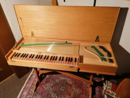 Clavichord, Reiseklavier Mini Cembalo Spinett, Clavecin, Clavice