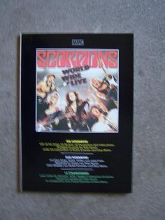 Scorpions World Wide Live!!!! TAB. gebraucht