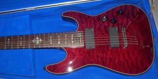 E-Gitarre 7-Saiter Superstrat* Schecter Damien Elite-7* Diamond Serie *EMG & Grover