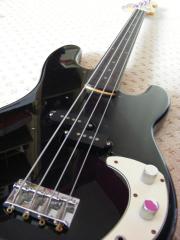 Fretless Squier Precision by Fender (selfmade custom)