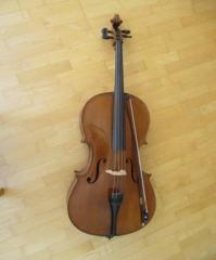 4/4 Violoncello  - Markneukirchener Instrument aus der Mitte des 19.Jh.