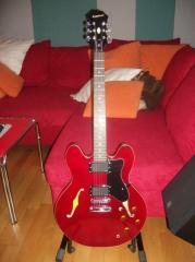 (Special-)Epiphone DOT ES335 in Rot