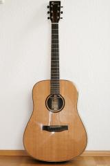 Wie neu! Westerngitarre Redwood D-10