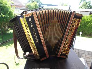 Steirische Harmonika  STRASSER deLuxe GOLD Edition  5 Reihig