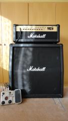 Marshall MG 100 HFX+ 100 W Marshall Box + Zoom G1XNext Fußpedal