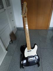 Fenix Telecaster schwarz mit Ahornhals Youn Chang aus den 90 ern