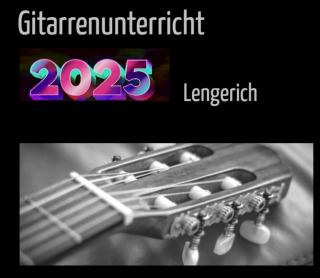 Teste dein Talent • Gitarrenunterricht 40+ in Lengerich