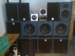 PA-Anlage 8x 800Watt Bass + 4x 350Watt Topteile