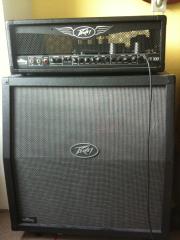 Peavey Valveking 100 Top + Peavey Valve King 412 Slant + Framus Footswitch