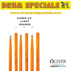 Agner Drumsticks UV Orange 7A 5A 5B