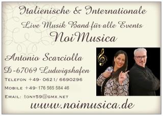 Italienische deutsch Hochzeoitsband Live Musiker NoiMusica Duo