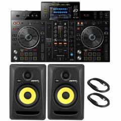 Pioneer DJ XDJ-RX2 Rekordbox DJ System with KRK Rokit RP5G3 5" Powered Moni