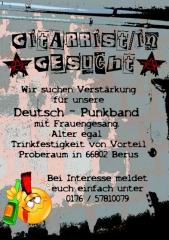 GITARRIST/IN gesucht